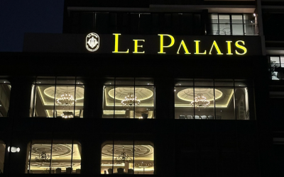 Dự án: Thi công logo LE PALAIS